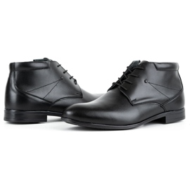 Olivier Zapatos de vestir hombre piel insulado 802MA negro 6