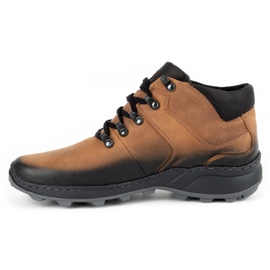 Olivier Zapatos hombre piel insulada 895MA rojo naranja 1