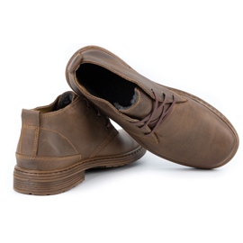 Polbut Botas invierno hombre piel 191S marrón 5