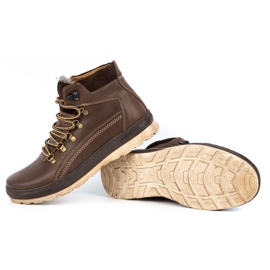 Olivier Zapatos hombre piel insulada 378MA marrón 1