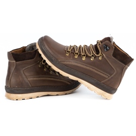 Olivier Zapatos hombre piel insulada 378MA marrón 2