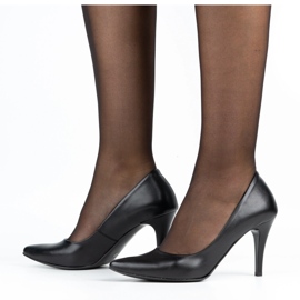 Ivbut Zapatos de tacón de mujer polacos 744IV negro 5