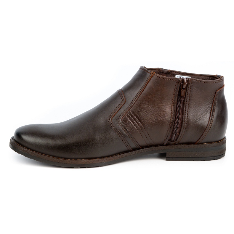 Olivier Botas invierno hombre piel Jodhpur boots 903KZ marrón 1