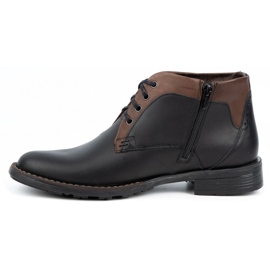Polbut Botas invierno hombre piel J43S negro 1