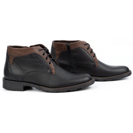 Polbut Botas invierno hombre piel J43S negro 3