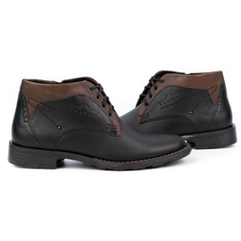 Polbut Botas invierno hombre piel J43S negro 5