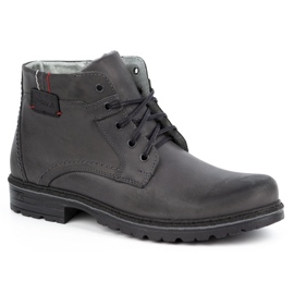 Polbut Botas invierno hombre piel J35S gris 2