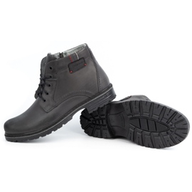 Polbut Botas invierno hombre piel J35S gris 4