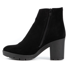 Olivier Botas aislantes de ante de mujer Riva en poste negro 6