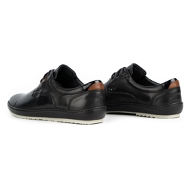 Kampol Zapatos casual hombre piel 24KAM negro 6