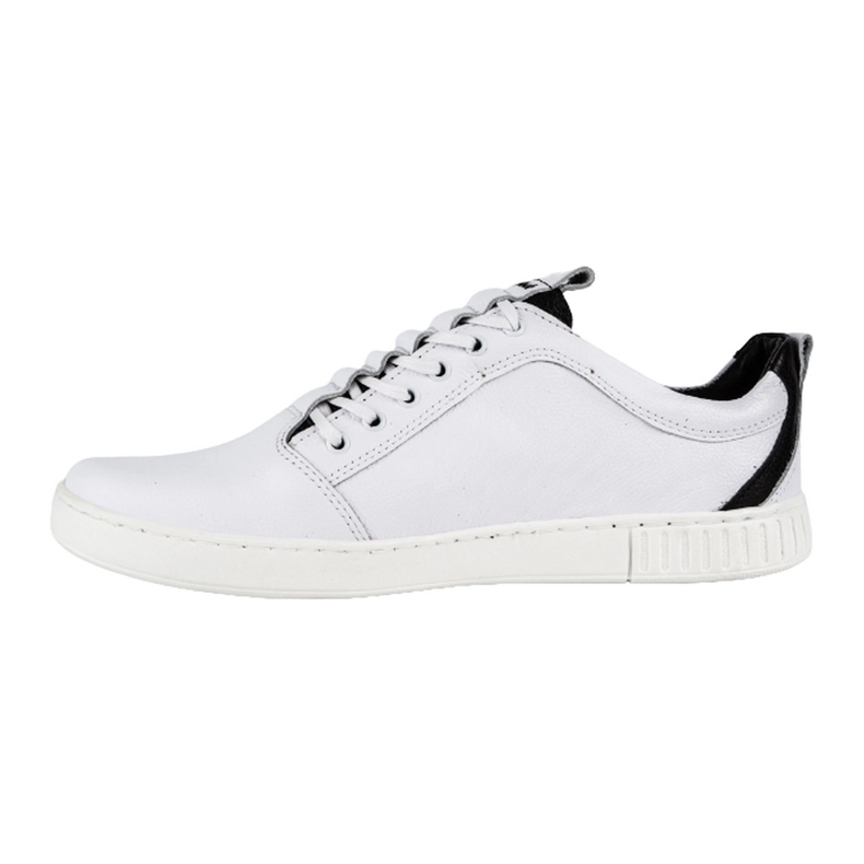 Polbut Zapatos casual hombre piel 2121 blanco 1