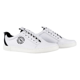 Polbut Zapatos casual hombre piel 2121 blanco 2