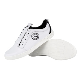 Polbut Zapatos casual hombre piel 2121 blanco 3
