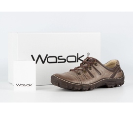 WASAK Zapatos trekking hombre piel 0166W marrón 1