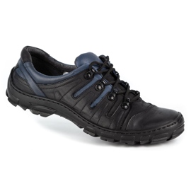 WASAK Zapatos trekking hombre piel 0166W negro 3