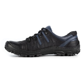 WASAK Zapatos trekking hombre piel 0166W negro 1
