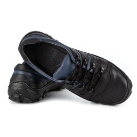WASAK Zapatos trekking hombre piel 0166W negro 6