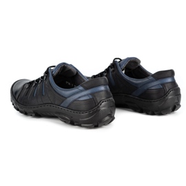 WASAK Zapatos trekking hombre piel 0166W negro 7
