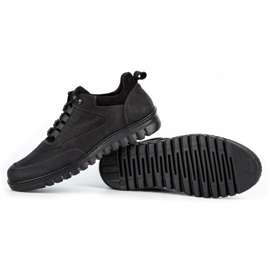 WASAK Zapatos casual hombre piel 0228W negro 4