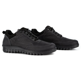 WASAK Zapatos casual hombre piel 0228W negro 3