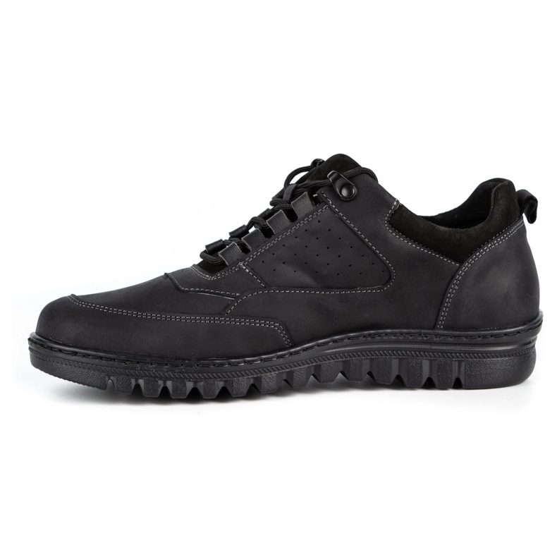 WASAK Zapatos casual hombre piel 0228W negro 1