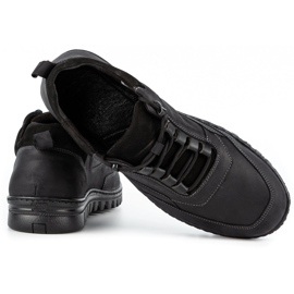 WASAK Zapatos casual hombre piel 0228W negro 5