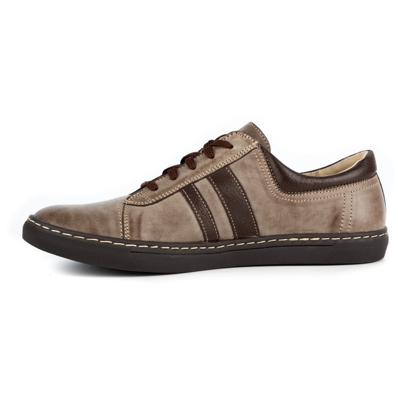 WASAK Zapatos casual hombre piel 0150W marrón 1