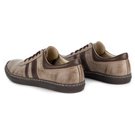 WASAK Zapatos casual hombre piel 0150W marrón 5