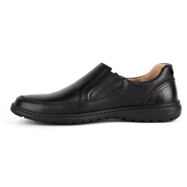 WASAK Slip-on de hombre en piel 0115W negro 1