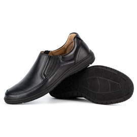 WASAK Slip-on de hombre en piel 0115W negro 4