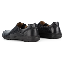 WASAK Slip-on de hombre en piel 0115W negro 6