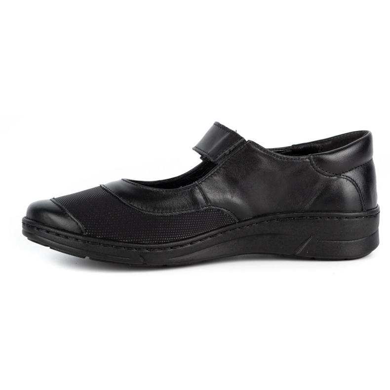 WASAK Zapatos mujer piel velcro 0580W negro 1