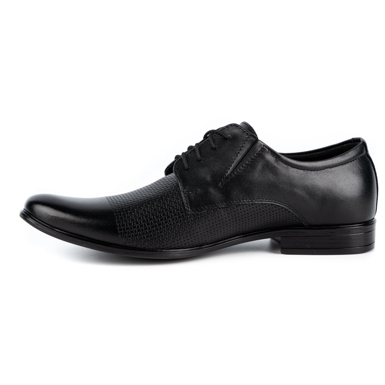 Olivier Zapatos hombre piel elegantes 302T3 negro 1