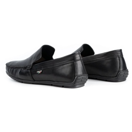 Olivier Mocasines hombre piel 085KNT cara negra negro 5