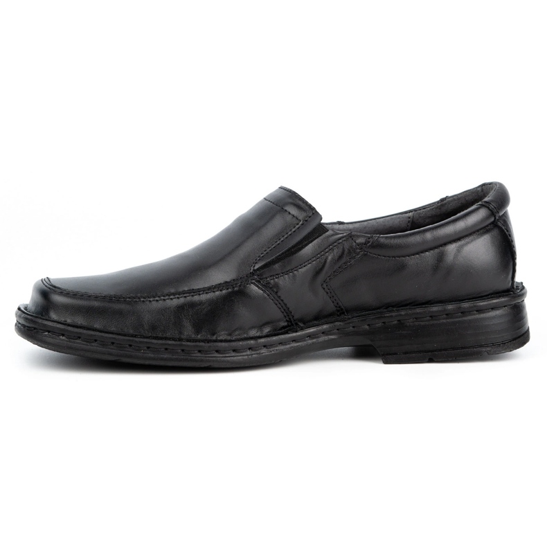WASAK Slip-on de hombre en piel 0114W negro 1