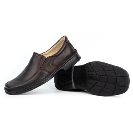 WASAK Slip-on de hombre en piel 0114W marrón 3