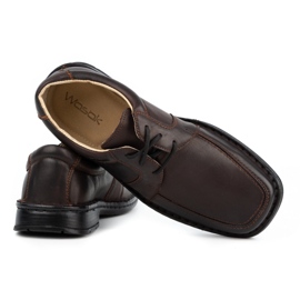 WASAK Zapatos casual hombre piel 0078W marrón 4