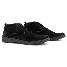 Olivier Zapatos casual hombre ante 234GT negro 2
