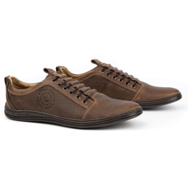 Polbut Zapatos casual hombre piel 2121p marrón 3