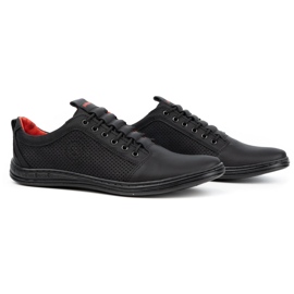 Polbut Zapatos casual hombre piel 2121p negro 3