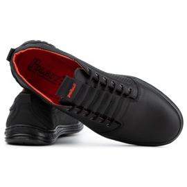 Polbut Zapatos casual hombre piel 2121p negro 5