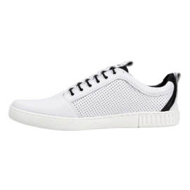 Polbut Zapatos casual hombre piel 2121P/2 blanco 1