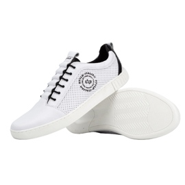 Polbut Zapatos casual hombre piel 2121P/2 blanco 3