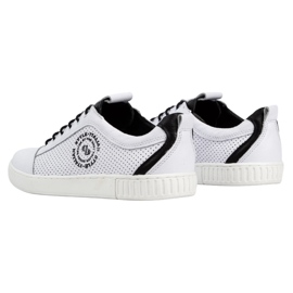 Polbut Zapatos casual hombre piel 2121P/2 blanco 5