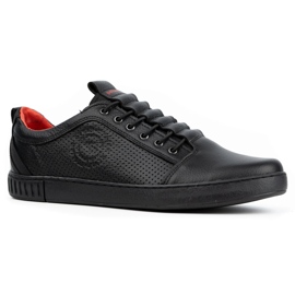 Polbut Zapatos casual hombre piel 2121P/2 negro 2