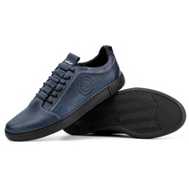 Polbut Zapatos casual hombre piel 2121P/2 azul marino 3