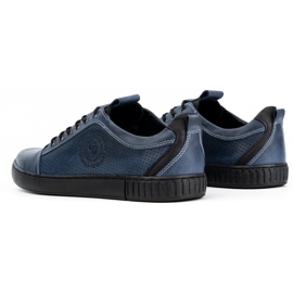 Polbut Zapatos casual hombre piel 2121P/2 azul marino 5