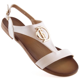 Potocki Sandalias mujer planas cómodas blancas S.Barski Kv 5541-32 blanco 1 Potocki Sandalias mujer planas cómodas blancas S.Barski Kv 5541-32 blanco 1