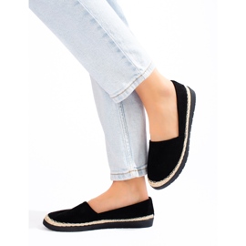 W. Potocki Zapatillas slip-on para mujer en ante negro de Potocki 2