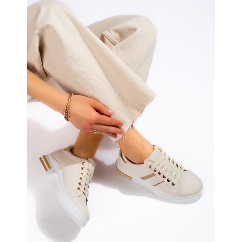 Deportivas mujer Shelovet beige 2